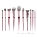 Luxo Rose Gold Cosmetic Professional Makeup Brushes Set